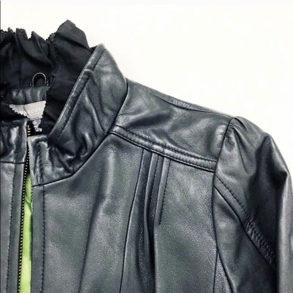 Real Leather MM Couture Crop Jacket—Buttery Soft - Great Condition! - Picture 3 of 8